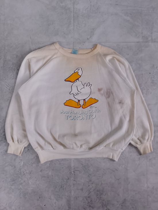 Vintage Other - Vintage 1988 DUCK Just Hanging Out In Toronto Crewneck Sweater Unisex